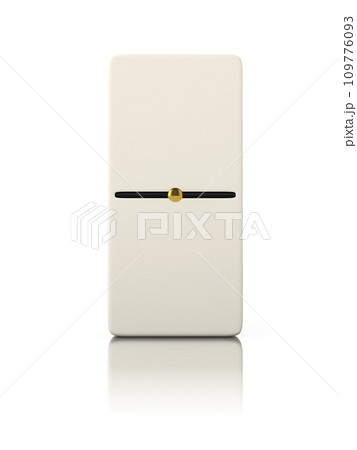 Domino game bone close up isolated 109776093