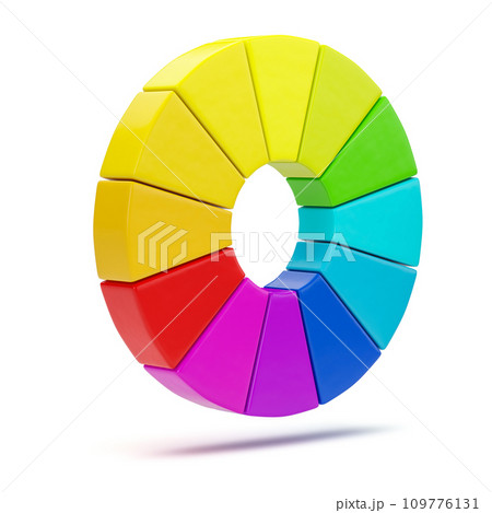 ThreeD color chart 109776131