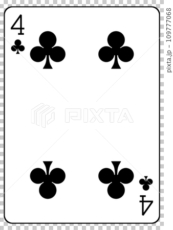 playing card club 4 playing card club 4 109777068