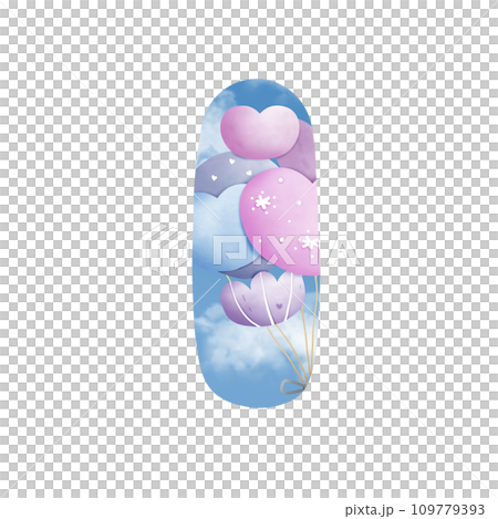 Alphabet letter I with bunch of balloons  109779393