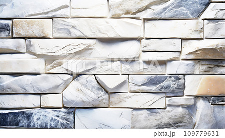 おしゃれな石の背景　AI画像 109779631