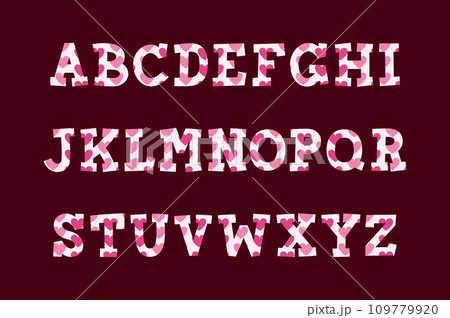 Versatile Collection of Love Love Alphabet Letters for Various Uses Versatile Collection of Love Love Alphabet Letters for Various Uses 109779920