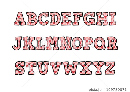 Versatile Collection of Eternal Love Alphabet Letters for Various Uses 109780071