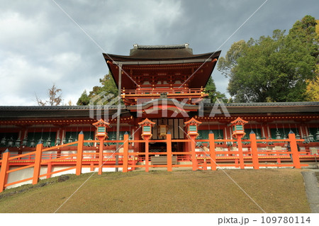 世界遺産　春日大社　御廊・中門 109780114