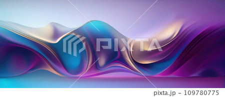 Abstract Bright Background with Blurred Chaotic Shapes 109780775