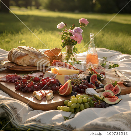 Idyllic Summer Picnic Spread 109781518