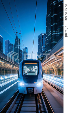 Urban Velocity - Metro Transit at Dusk 109781578