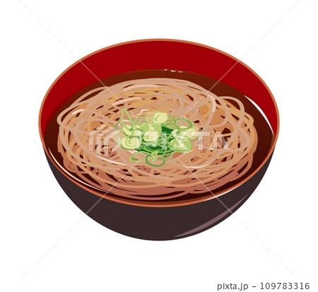 かけそば 温そば かけそば 温そば 109783316
