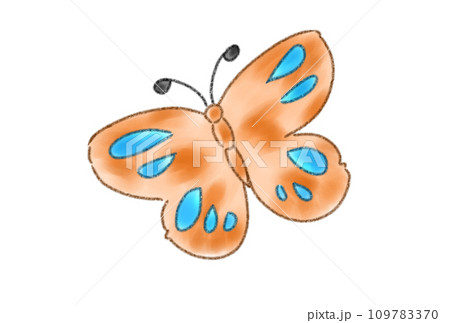 春の訪れを告げる蝶々のイラスト 109783370