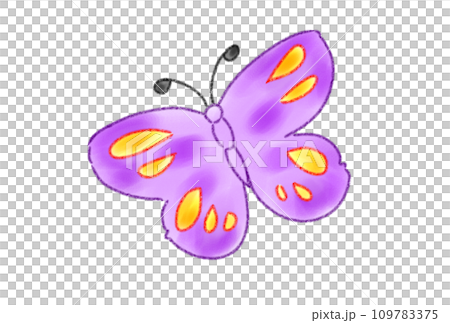 春の訪れを告げる蝶々のイラスト 春の訪れを告げる蝶々のイラスト 109783375
