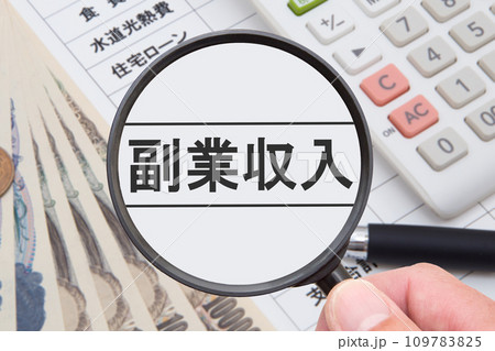 副業収入（家計簿背景） 109783825