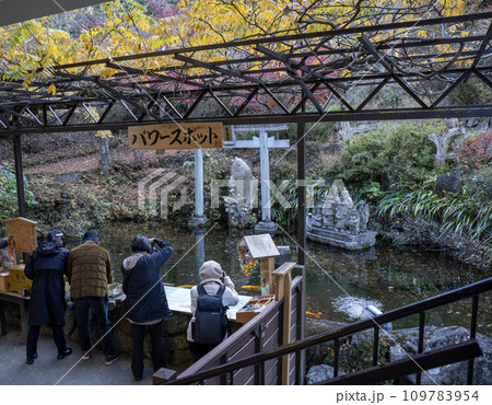 昇仙峡ロープウェイ駅構内　黄金池　パワースポット 109783954