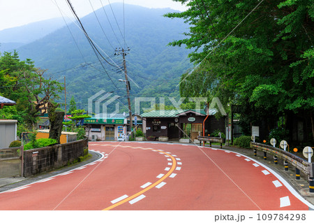 神奈川箱根_大平台駅前の風景 109784298