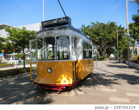 マカオの路面電車モニュメント マカオの路面電車モニュメント 109784314
