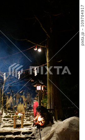 柴灯祭り なまはげ入魂 秋田県 柴灯祭り なまはげ入魂 秋田県 109784917
