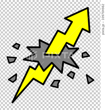 突破限制並向上延伸的箭頭圖示 109784982