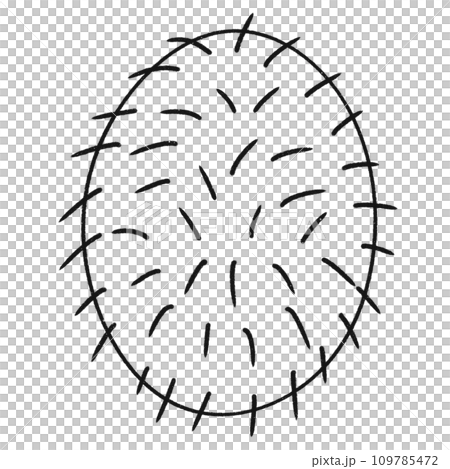 Cartoon clip art fruit rambutan line PNG 109785472