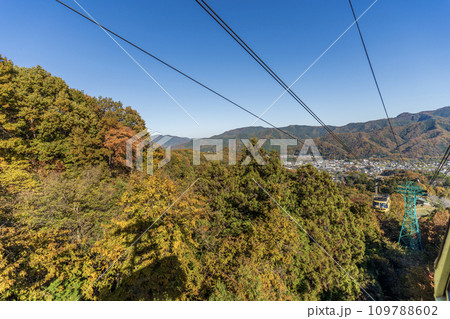 長瀞町 宝登山ロープウェイ ゴンドラからの眺望 長瀞町 宝登山ロープウェイ ゴンドラからの眺望 109788602
