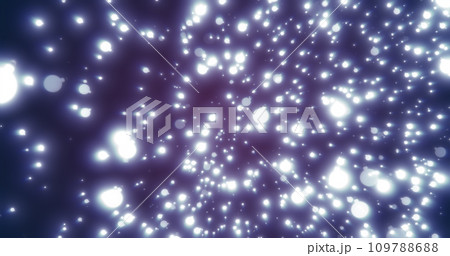 Christmas festive bright New Year background from Christmas tree toys white glowing winter beautiful falling flying patterns of balls on a purple background Christmas festive bright New Year background from Christmas tree toys white glowing winter beautiful falling flying patterns of balls on a purple background 109788688