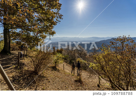 長瀞町　宝登山頂上からの眺望 109788788