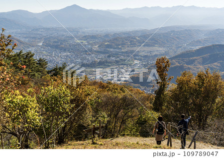 長瀞町　宝登山頂上からの眺望 109789047