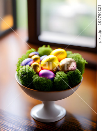 Detailed cozy Easter bun sharp highquality atmosphere. 109790825