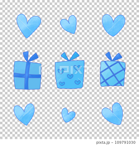 White day gift and heart set 109791030