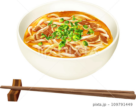カレーうどん 麺類 和食 うどん 109791449