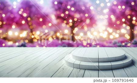 empty table on blurred background empty table on blurred background 109791640
