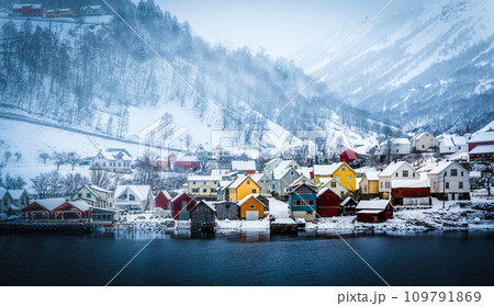 Norwegian Fjords in winter Norwegian Fjords in winter 109791869