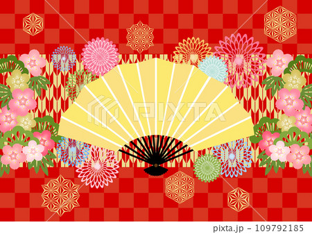 和柄の背景 和柄の背景 109792185