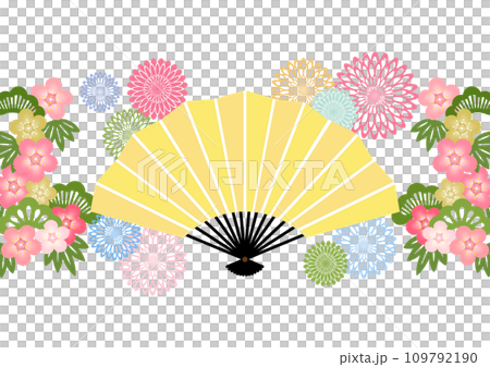 Japanese pattern background 109792190