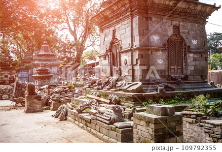 Pashupatinath temple complex in Kathmandu Pashupatinath temple complex in Kathmandu 109792355