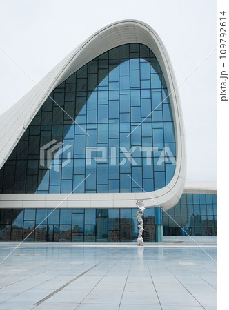 Modern Heydar Aliev Center in Baku, Azerbaijan Modern Heydar Aliev Center in Baku, Azerbaijan 109792614