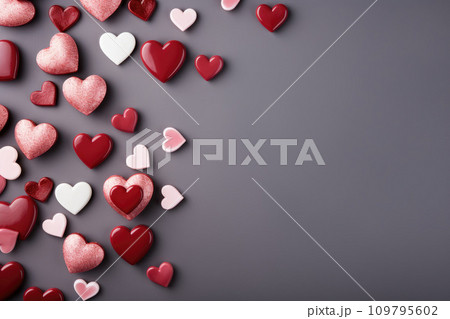 Elegant Love: Valentine's Day Festive Background 109795602