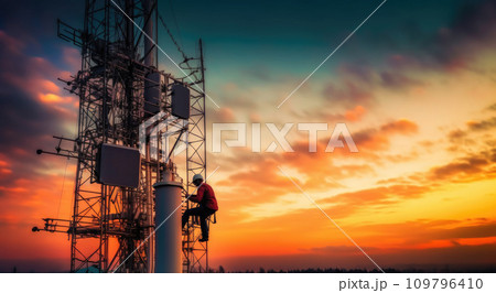 On Top of Connectivity: Technical Expert at Telecommunications Tower 109796410