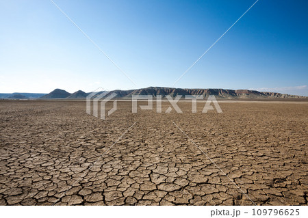 Mangystau desertic landscape, Kazakhstan desolate panorama Mangystau desertic landscape, Kazakhstan desolate panorama 109796625
