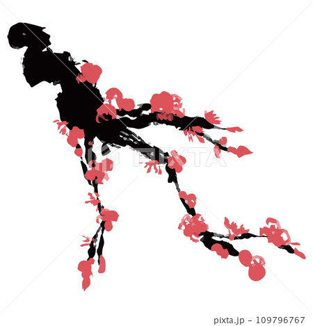 梅 梅の木 紅梅のイラスト素材 ベクター 梅 梅の木 紅梅のイラスト素材 ベクター 109796767