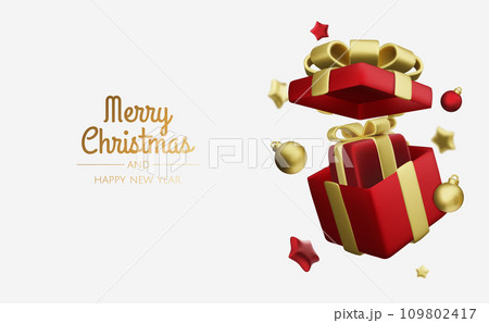 Christmas and New Year background. Xmas background with Christmas tree, gifts, balls, snowflakes. Greeting card, banner, poster Christmas and New Year background. Xmas background with Christmas tree, gifts, balls, snowflakes. Greeting card, banner, poster 109802417