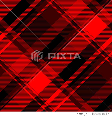 Luxurious background texture seamless, silk tartan pattern check. Skill fabric plaid vector textile in red and black colors. Luxurious background texture seamless, silk tartan pattern check. Skill fabric plaid vector textile in red and black colors. 109804017