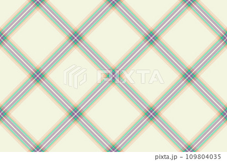 Tartan plaid background, diagonal check seamless pattern. Vector fabric texture for textile print, wrapping paper, gift card, wallpaper. Tartan plaid background, diagonal check seamless pattern. Vector fabric texture for textile print, wrapping paper, gift card, wallpaper. 109804035