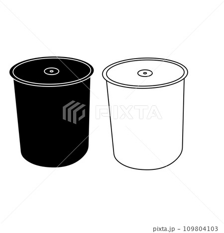 plastic jar icon 109804103