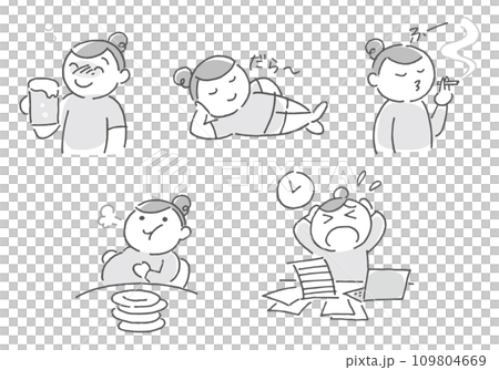 生活習慣病を招く要因 名称なし(モノ) 生活習慣病を招く要因 名称なし(モノ) 109804669