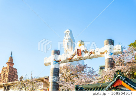 春日和に映える祈願スポット　久留米成田山(久留米市) 109804917