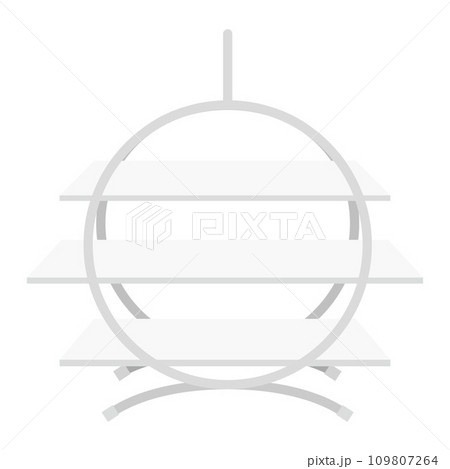 アフタヌーンティーのスタンドのイラスト アフタヌーンティーのスタンドのイラスト 109807264