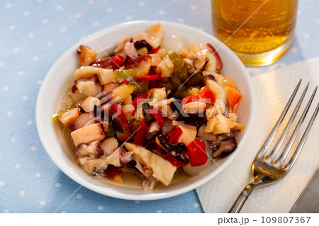 Seafood salad Salpicon de marisco Seafood salad Salpicon de marisco 109807367
