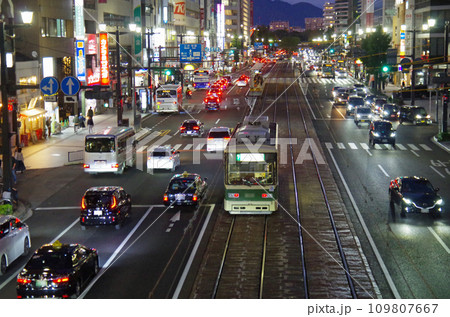 鯉城通り夜景 鯉城通り夜景 109807667