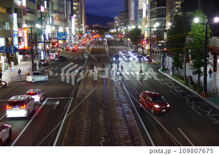 鯉城通り夜景 鯉城通り夜景 109807675