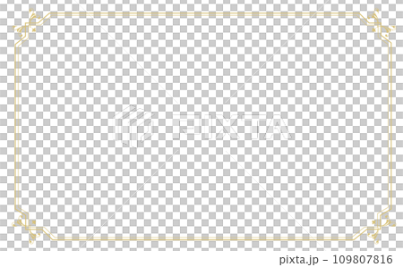 黄金のフレーム 109807816