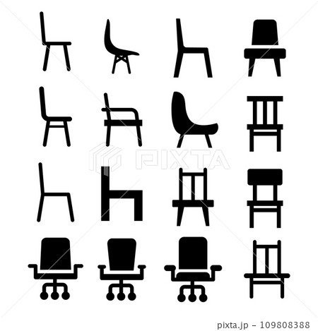 椅子アイコンセット 109808388
